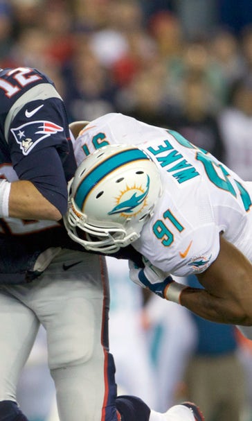 Dolphins' Wake out rest of season with torn Achilles tendon